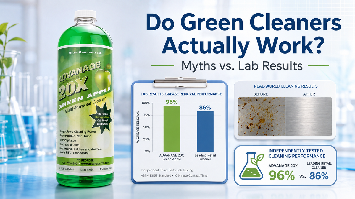 Do Green Cleaners Actually Work? Myths vs. Lab Results