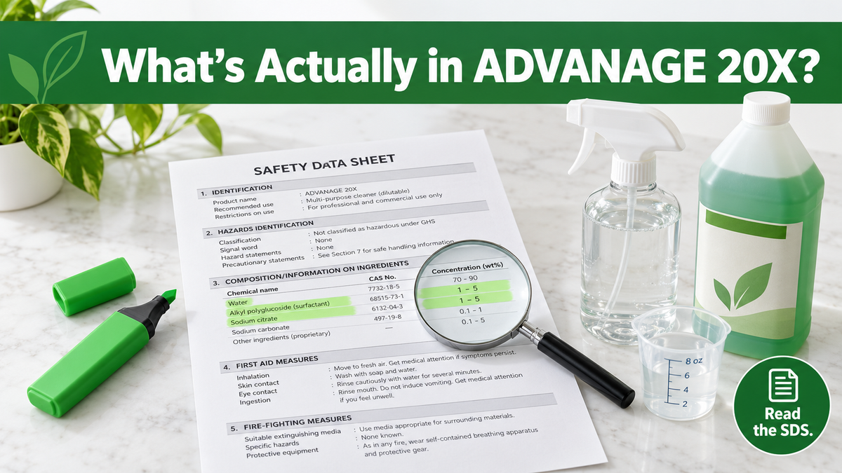 What's Actually in ADVANAGE 20X? Ingredients, SDS Sheets & Safety Data Explained