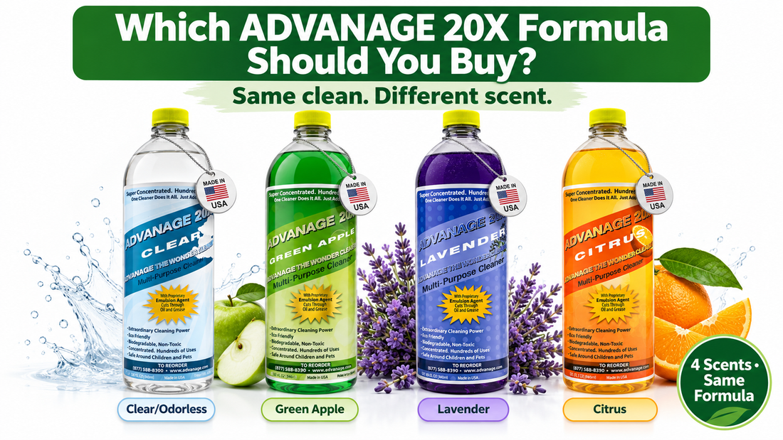 Citrus, Lavender, Green Apple, or Clear/Odorless: Which ADVANAGE 20X Formula Should You Buy?