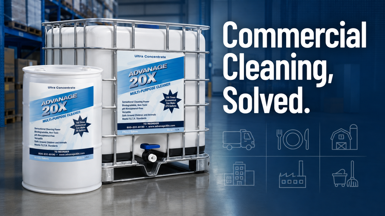Commercial & Industrial Cleaning Solutions: Bulk, Degreasing & Dilution Control