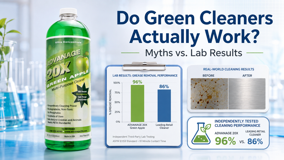 Do Green Cleaners Actually Work? Myths vs. Lab Results