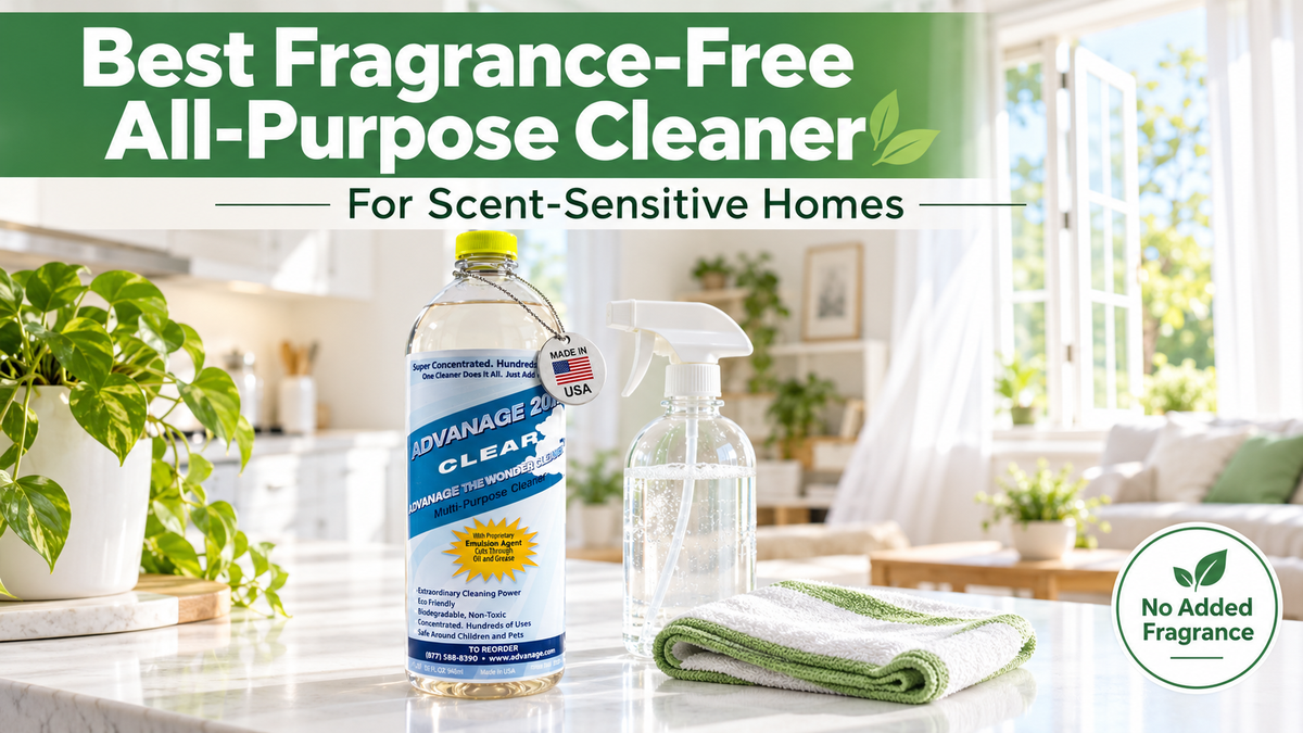 The Best Fragrance-Free All-Purpose Cleaner for Scent-Sensitive Homes: Why Buyers Choose Clear/Odorless 20X