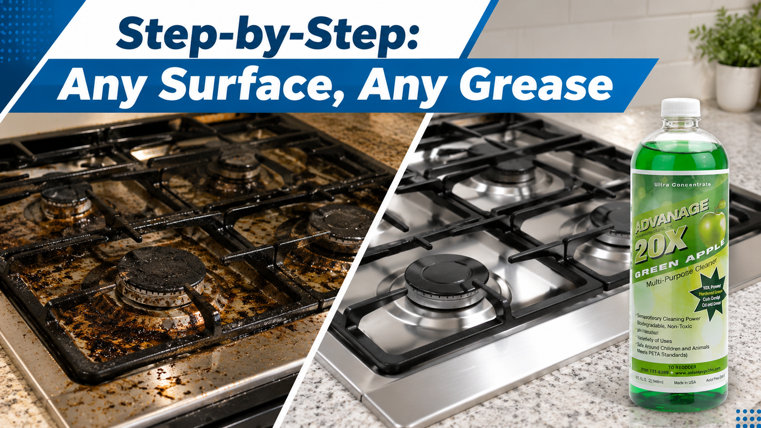 How to Remove Grease & Oil Stains (Kitchen, Garage, Driveway): A Step-by-Step Guide