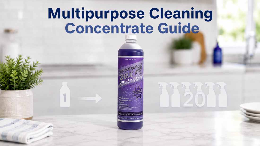 Multipurpose Cleaning Concentrate Guide: Why Concentrates Clean Better for Less