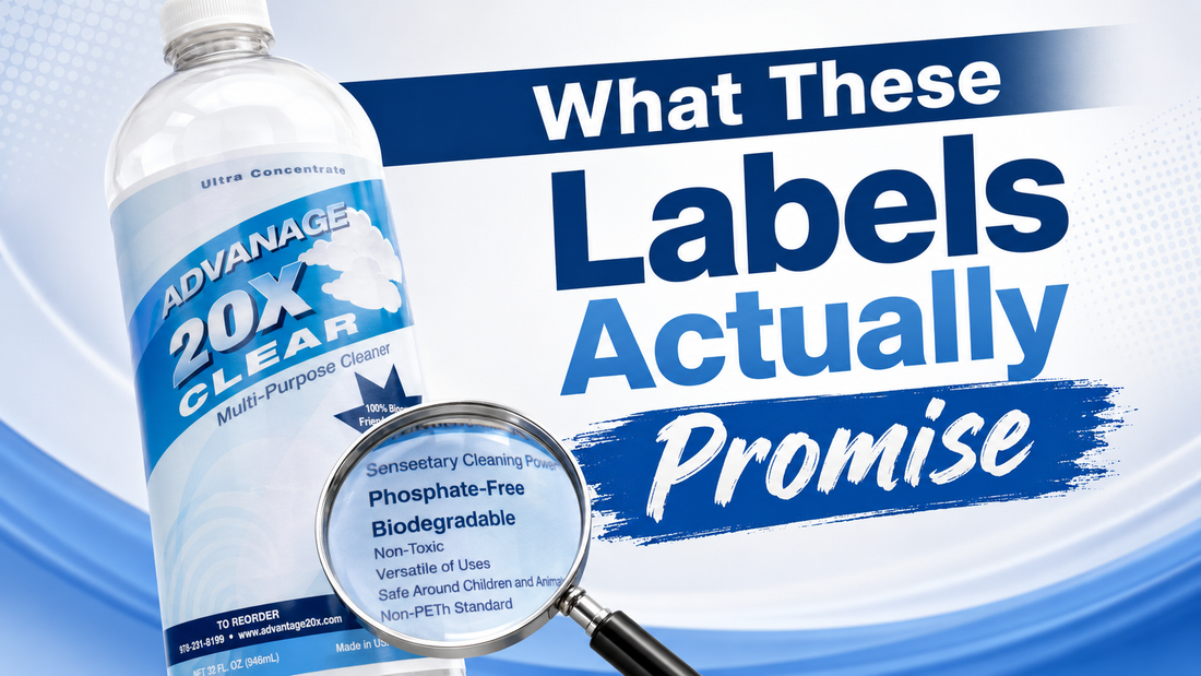 What 'Phosphate-Free' & 'Biodegradable' Actually Mean on a Label