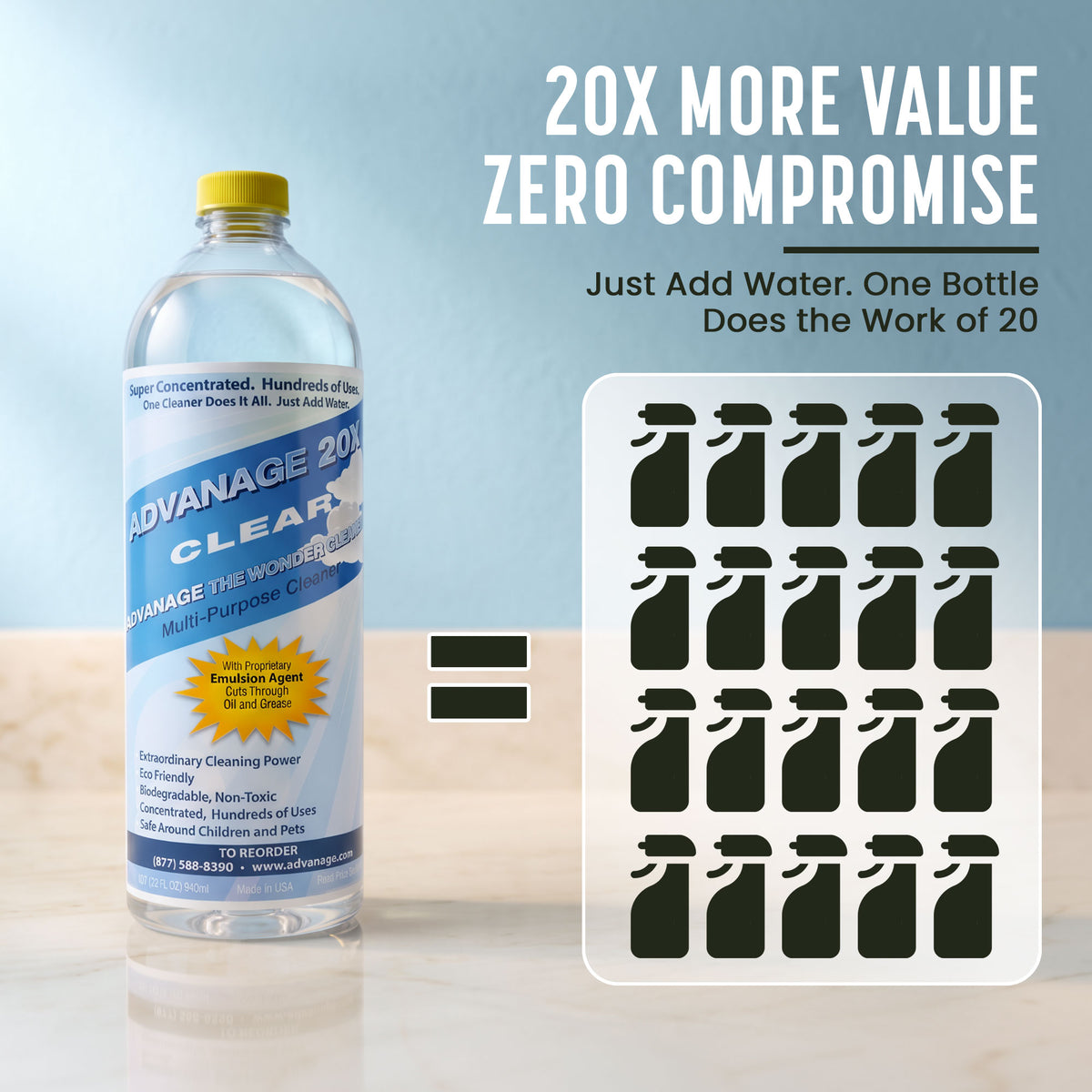 ADVANAGE 20X (Clear/Odorless) Quarts