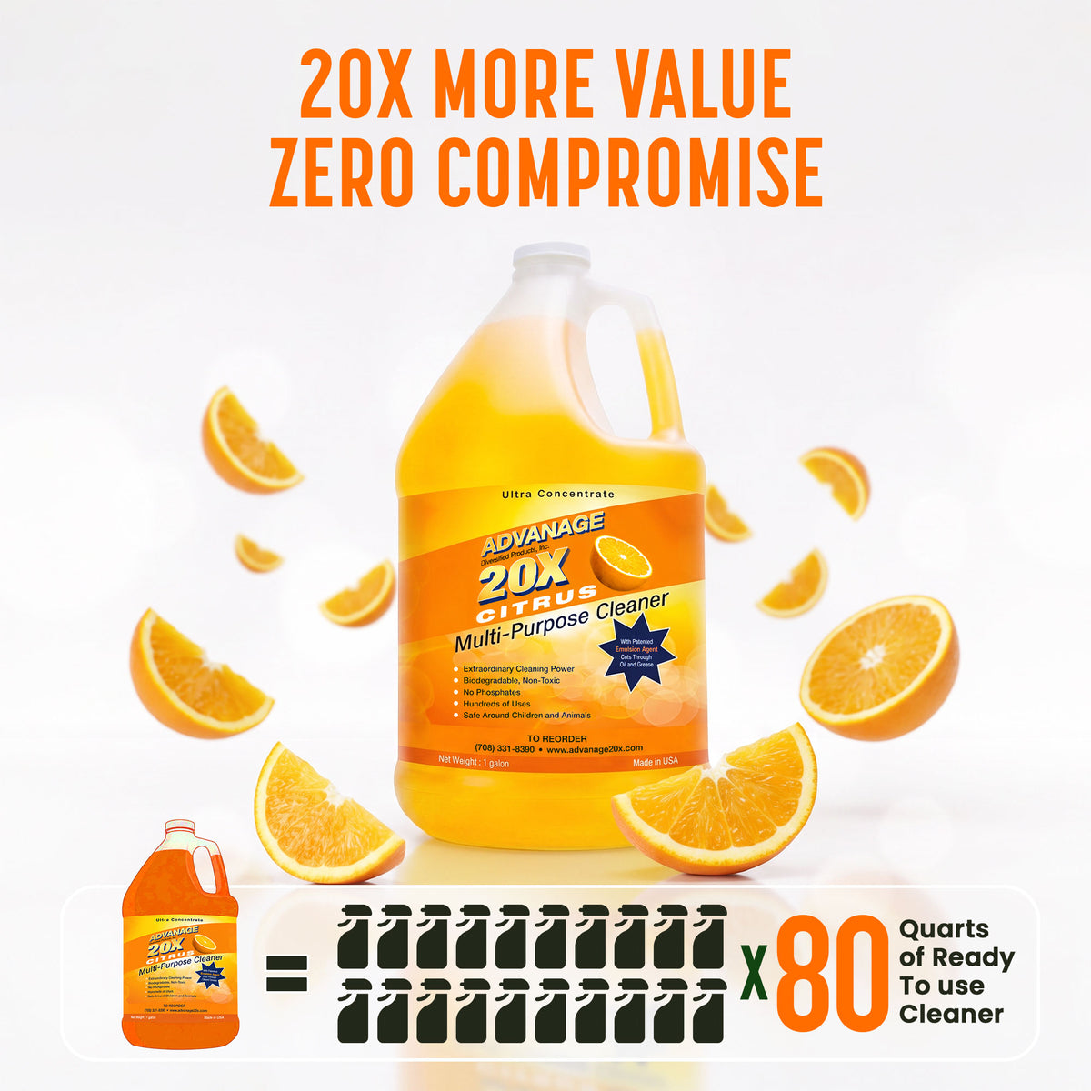 ADVANAGE 20X Degreaser (Citrus) Gallons