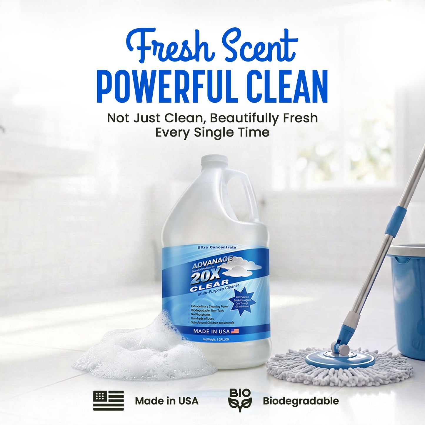 ADVANAGE 20X (Clear/Odorless) Gallons