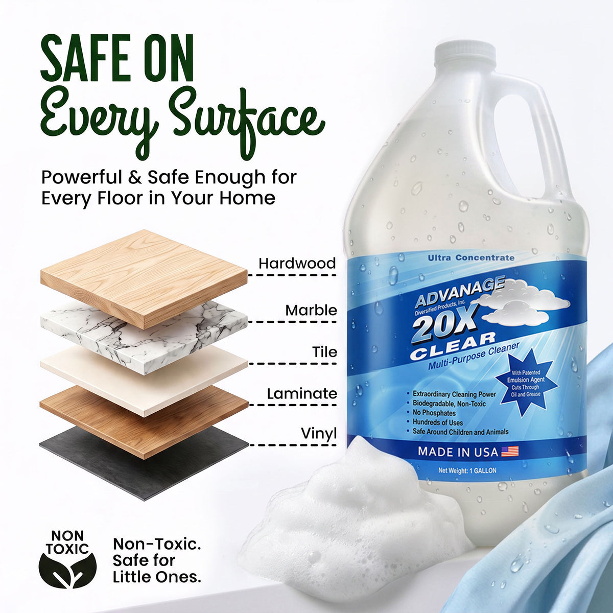 ADVANAGE 20X (Clear/Odorless) Gallons