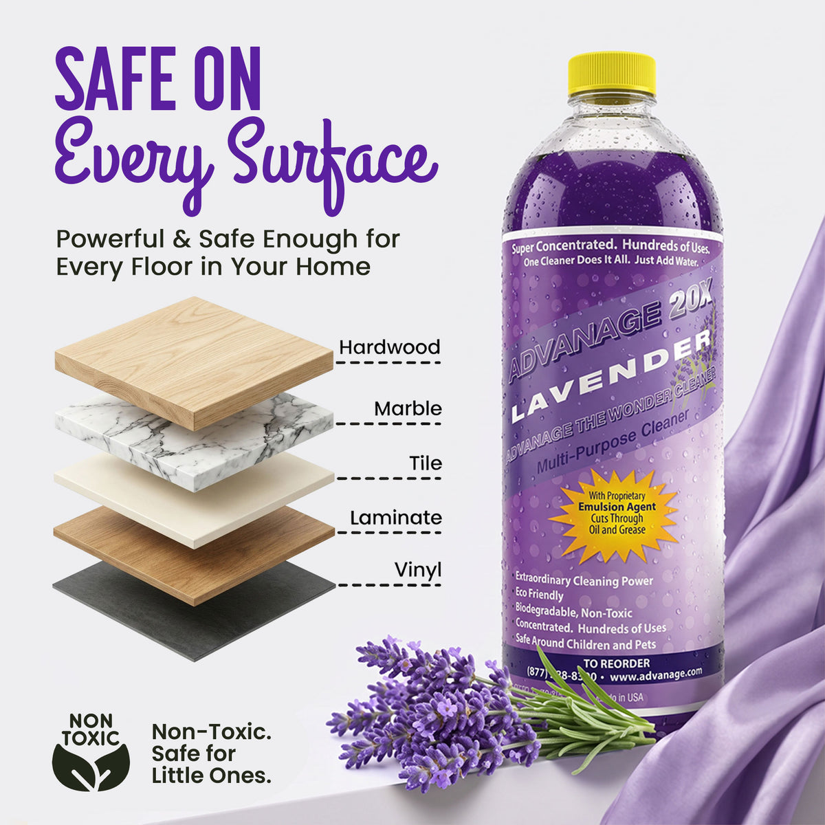 ADVANAGE 20X (Lavender) Quarts
