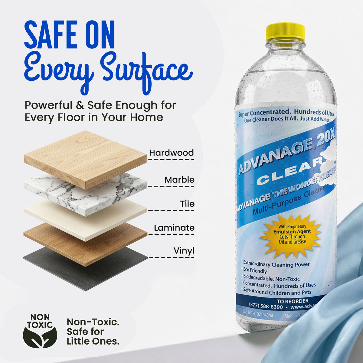 ADVANAGE 20X (Clear/Odorless) Quarts