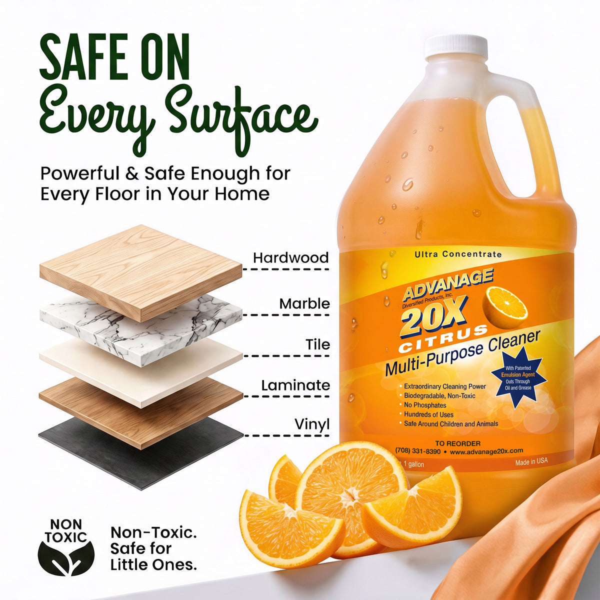 ADVANAGE 20X Degreaser (Citrus) Gallons
