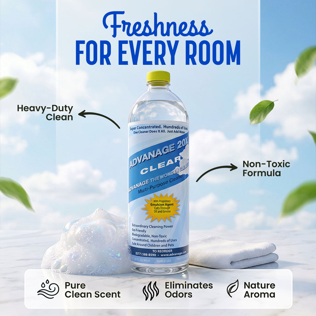 ADVANAGE 20X (Clear/Odorless) Quarts