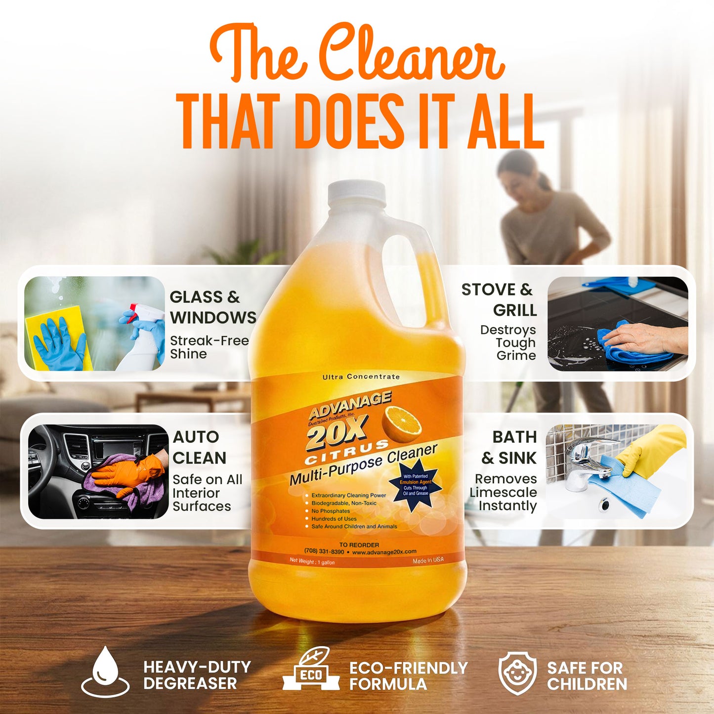 ADVANAGE 20X Degreaser (Citrus) Gallons