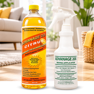20X Intro Special - USADVANAGE 20X Degreaser (Citrus) Quarts w/Mixing Applicator