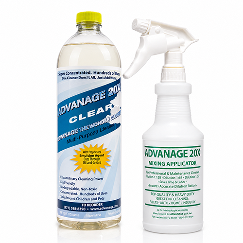 20X Intro Special - ADVANAGE 20X (Clear/Odorless) Quarts w/Mixing Applicator
