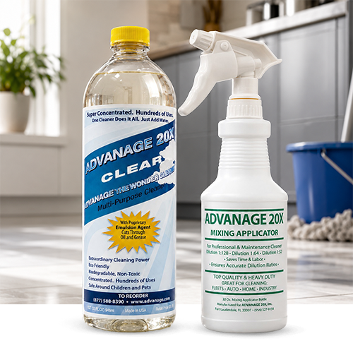 20X Intro Special - ADVANAGE 20X (Clear/Odorless) Quarts w/Mixing Applicator