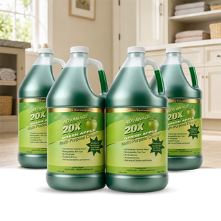 ADVANAGE 20X (Green Apple) One Case = 4 Gallons