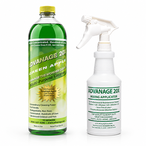 20X Intro Special -ADVANAGE 20X (Green Apple) Quarts w/Mixing Applicator